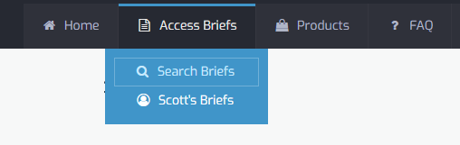 Access Briefs Search Menu